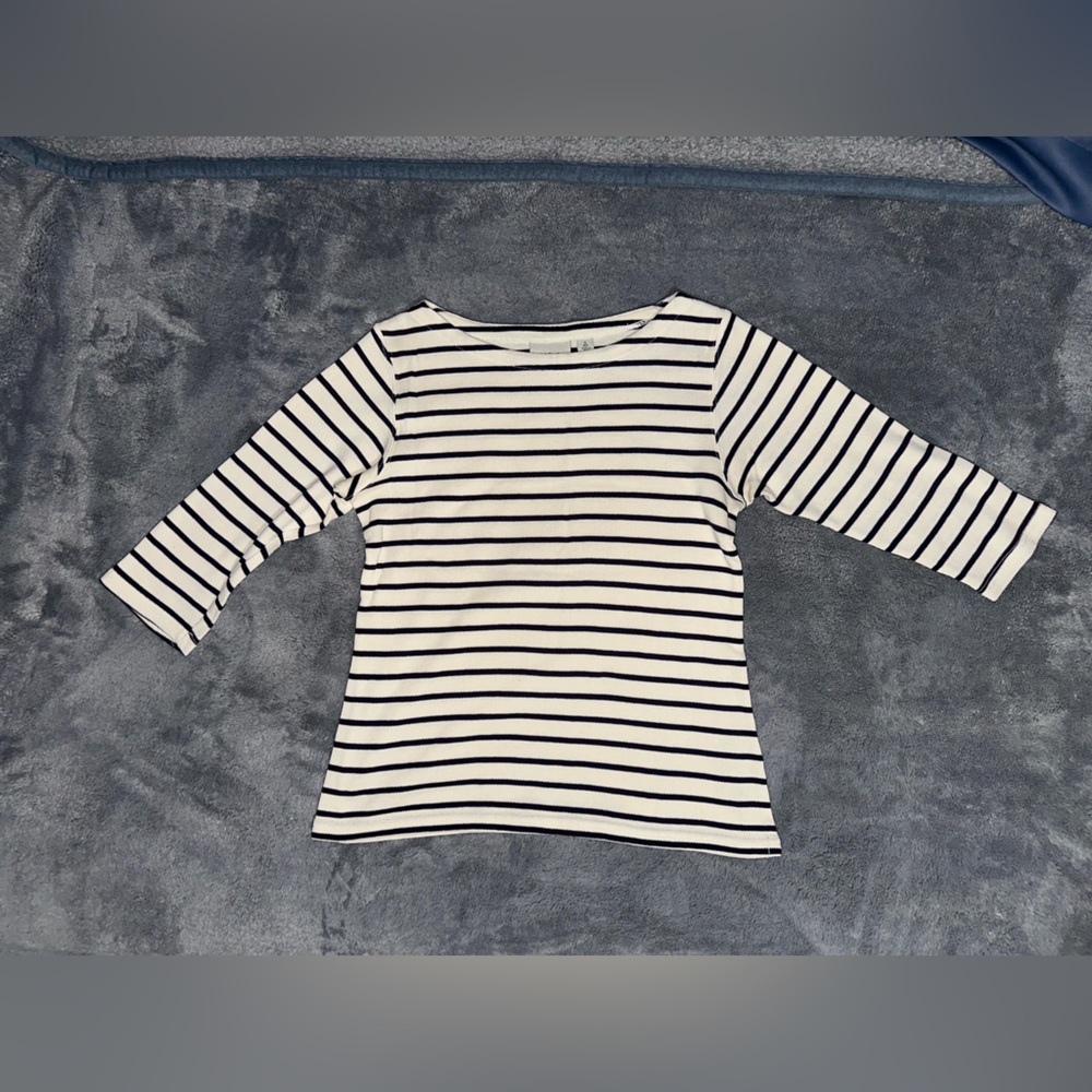 L.L. Bean Women's French Sailor's Shirt, Three-Quarter-Sleeve Boatneck